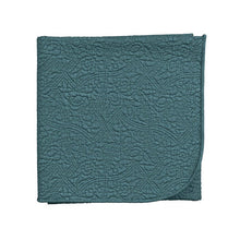 Load image into Gallery viewer, V&amp;A &lt;BR&gt;
Botanical Harmony Throw &lt;BR&gt;
Teal &lt;BR&gt;
