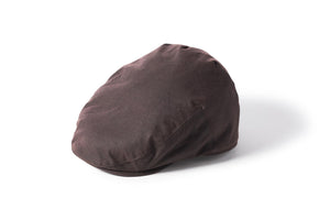 FAILSWORTH <BR>
Flat Waxed Cotton Cap <BR>
Brown <BR>