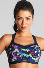 Load image into Gallery viewer, PANACHE &lt;BR&gt;
Power Wired Sports Bra &lt;BR&gt;
Graphic Navy Print &lt;BR&gt;
