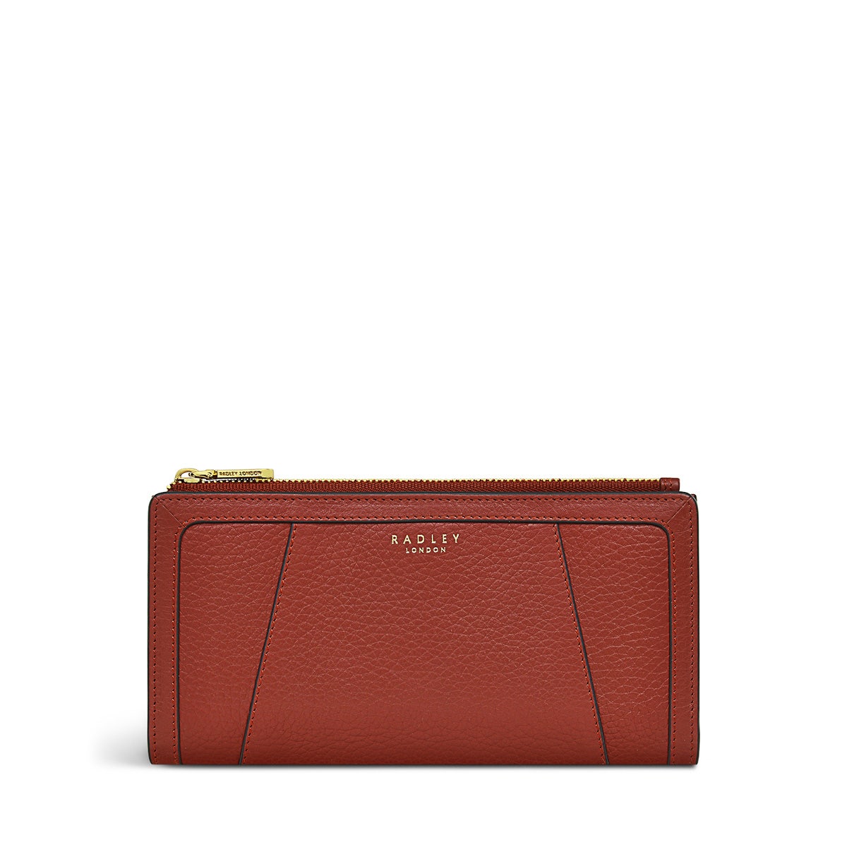 RADLEY OF LONDON Wood Street 2.0 Large Bifold Matinee Purse Rust Burgess Department Store