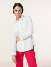 Load image into Gallery viewer, TAIFUN &lt;BR&gt;
Shirt blouse with stud embellishment &lt;BR&gt;
White &lt;BR&gt;
