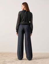 Load image into Gallery viewer, TAIFUN &lt;BR&gt;
Cordoroy Wide Leg Trouser &lt;BR&gt;
Black &lt;BR&gt;
