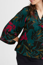 Load image into Gallery viewer, FRANSA&lt;BR&gt;
Frilli Blouse&lt;BR&gt;
Multi&lt;BR&gt;
